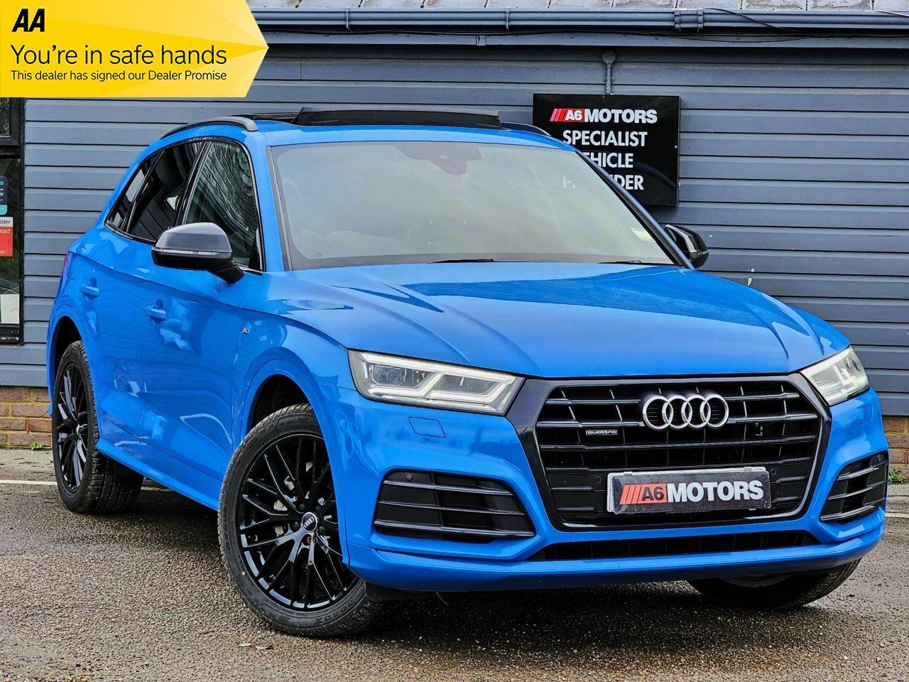 AUDI Q5 2.0 TDI QUATTRO BLACK EDITION 5d 188 BHP TECHNOLOGY PACK. TURBO BLUE PAINT